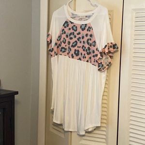 P and Rose baby doll top. New without tags